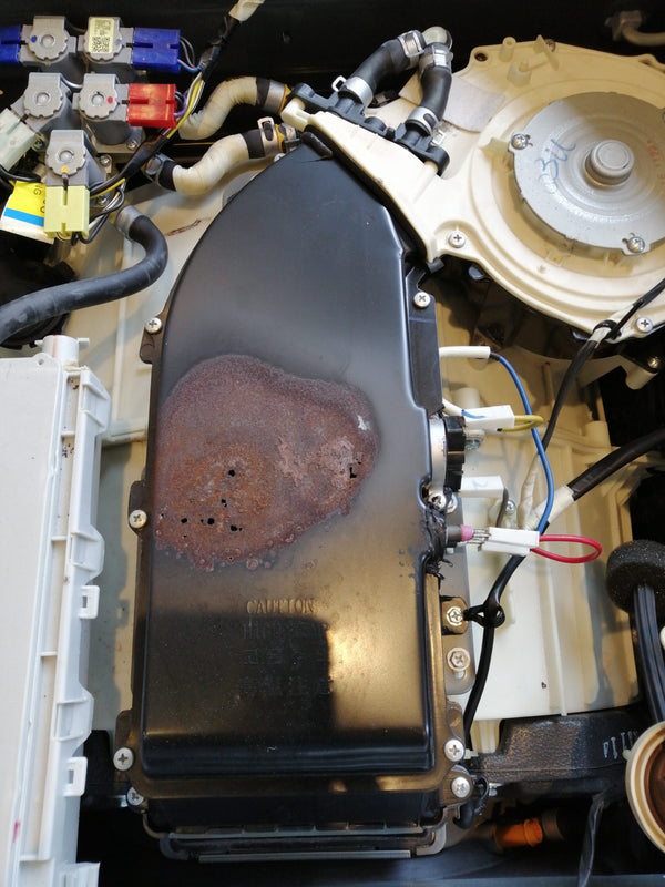 LG FH4A8TDH4N washing machine Heating duct has burnt