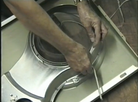 Hotpoint Creda tumble dryer how to fit front felt bearing. Part 1