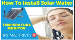 How To Install Digital Thermostat Controller On Thermosolar Solar Water Heating?