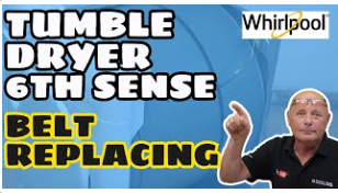How To Replace 6th Sense Whirlpool Tumble Dryer Belt? | Bauknecht, Laden, Maytag Tumble Dryer Belt