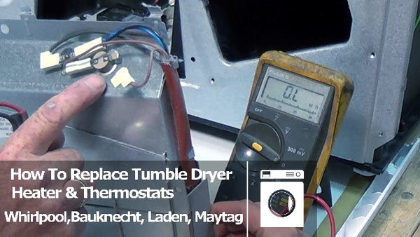 How to test and replace the heater, thermostats, Ntc sensor