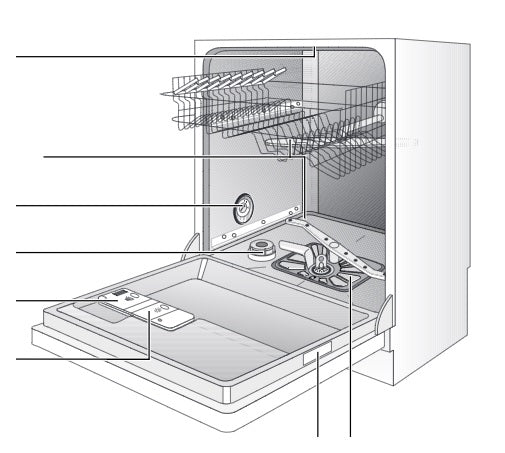 Husqvarna Electrolux Dishwasher QB6120X 911926622/01 No heating