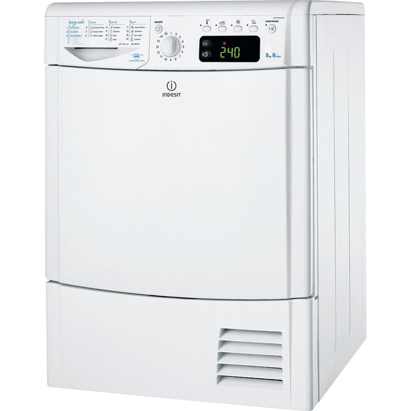 Indesit Condenser Tumble Dryer IDCE8450BHUK H20 , the machine stops after 3 mins,I have cleaned the filters etc, no water in the reservoir,