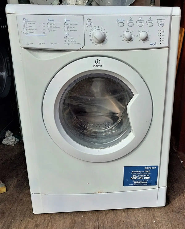 Indesit IWDC6125 Washer Dryer All Lights At Top Flashing On Panel