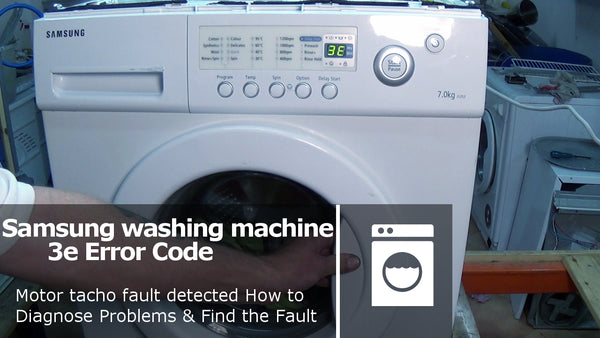 Samsung Washing Machine Won’t Spin 3E Error Code | Washer Not Spinning or Turning