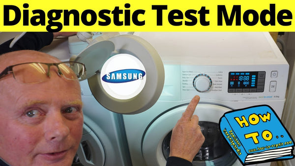 How to enter test mode or diagnostic mode on Samsung washing machine