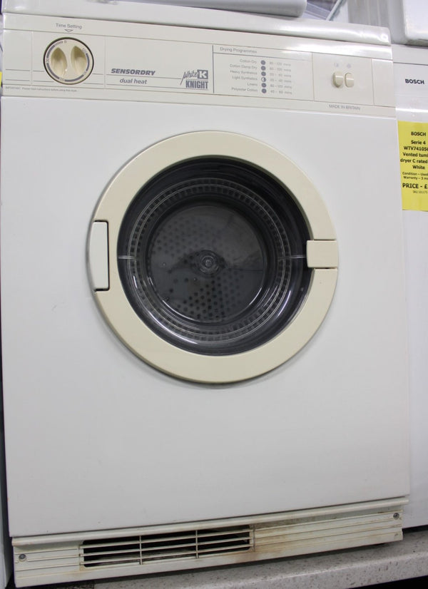 white knight Tumble Dryer cl412frv heat selection switch
