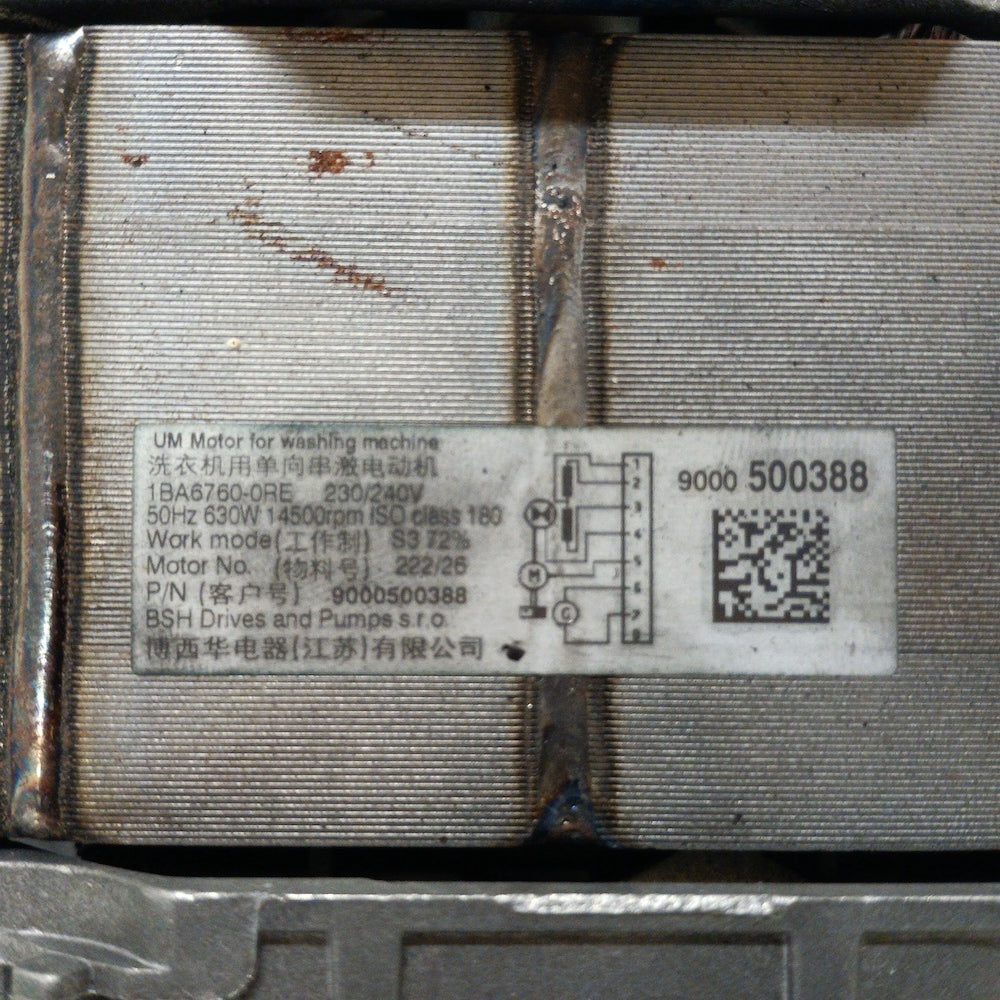 Bosch Neff Siemens Washing Machine Motor 00145678