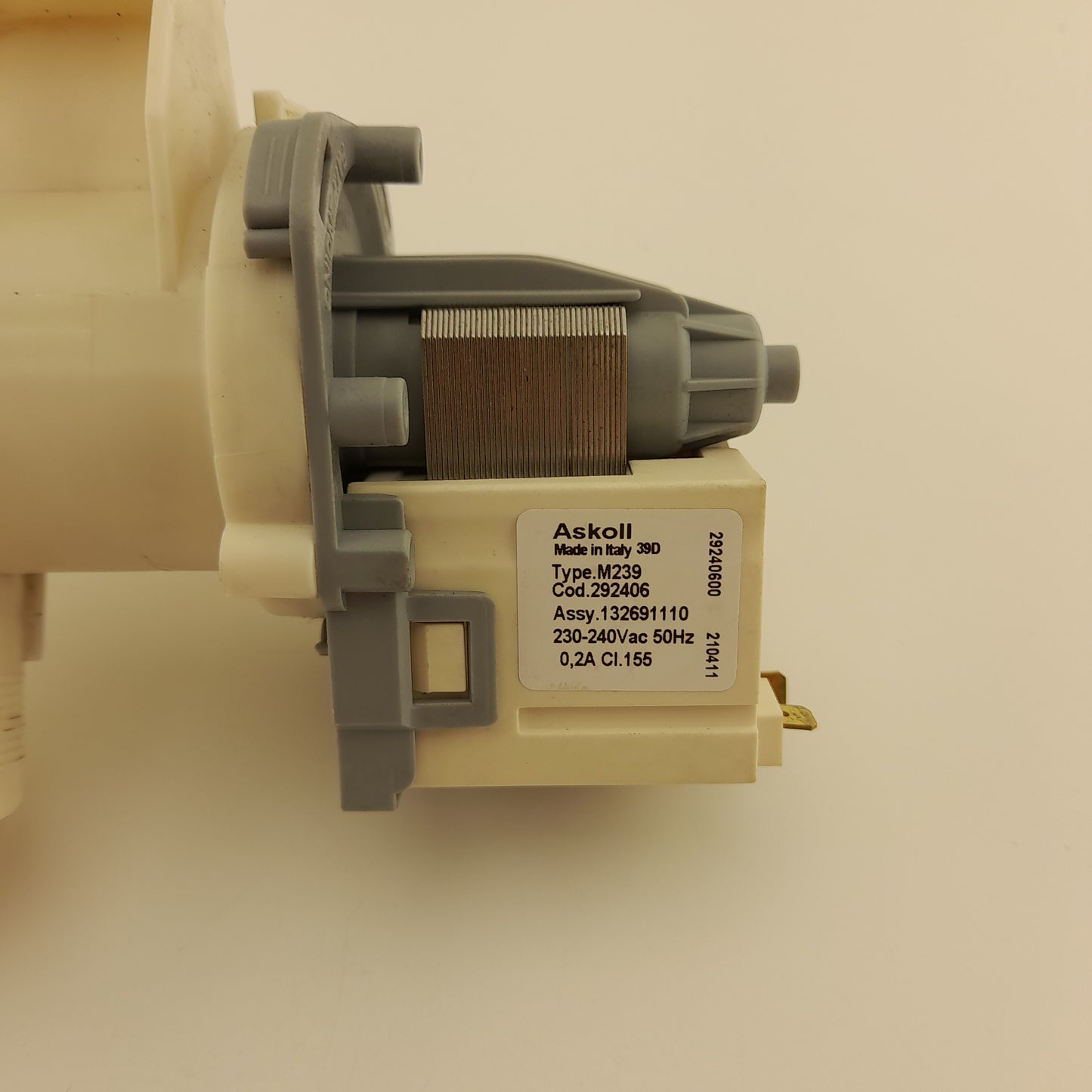 Genuine Washing Machine Drain Pump Askoll 1326911102