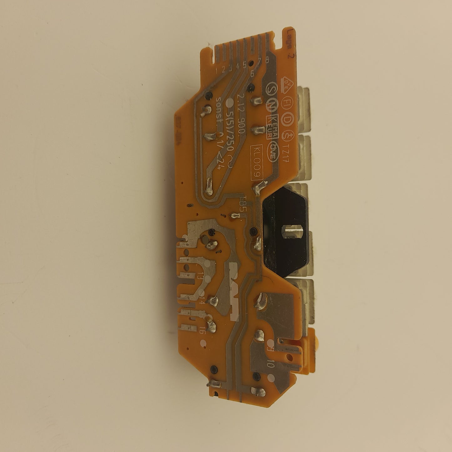 Miele Washing Machine Push Button Switch, PCB Printed Circuit Board 4363860