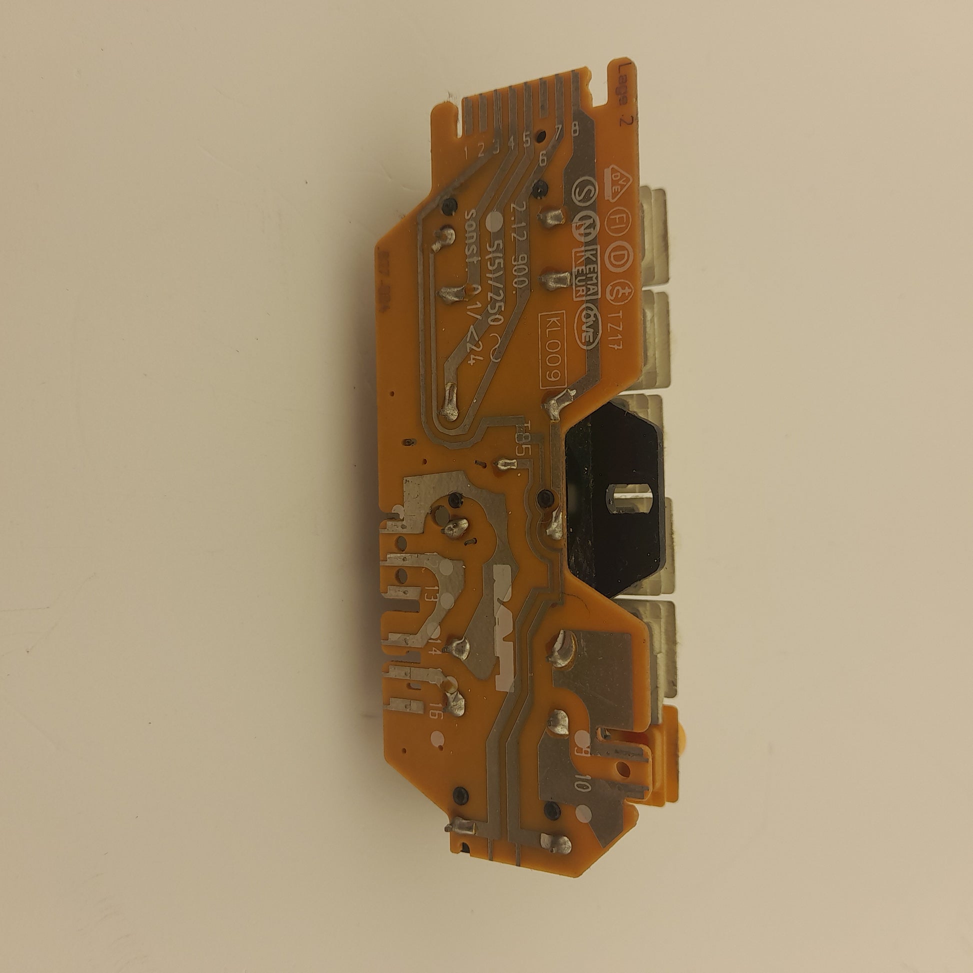 Miele Washing Machine Push Button Switch, PCB Printed Circuit Board 4363860