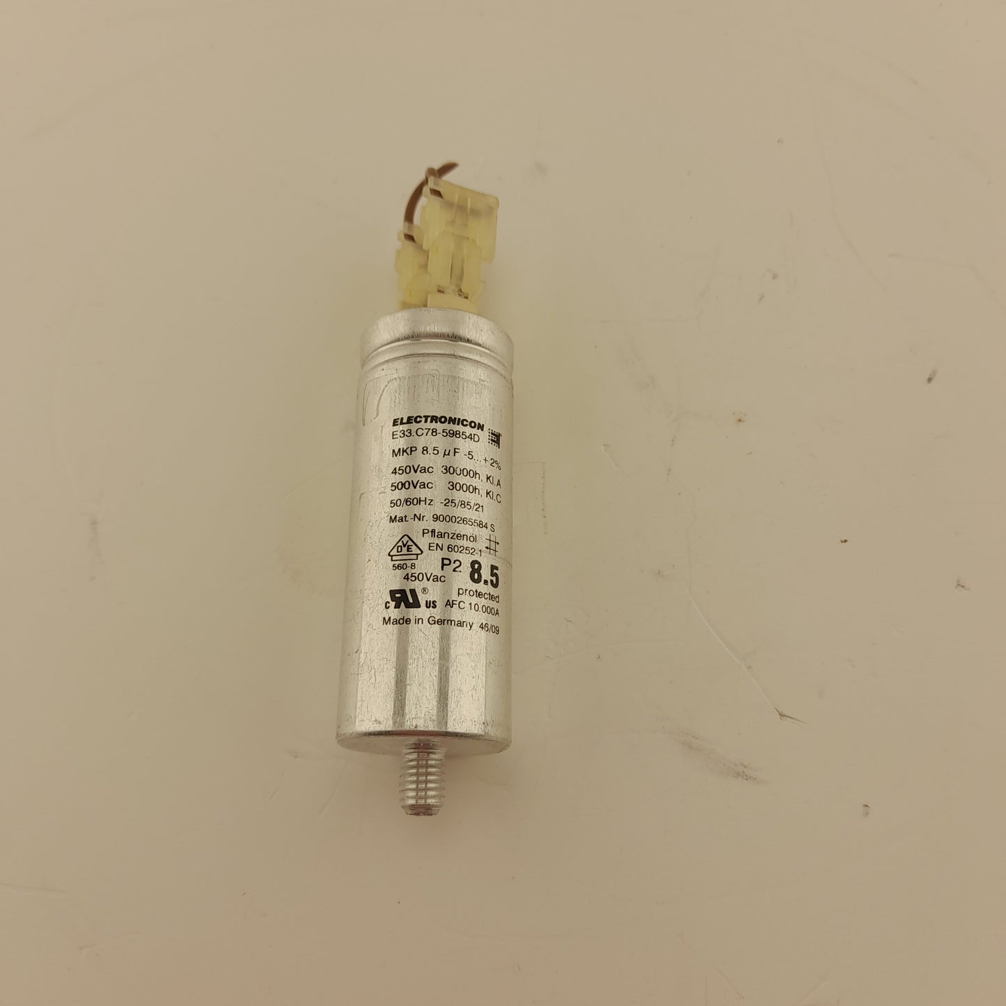 Bosch NEFF Siemens Tumble Dryer Capacitor 8UF 00610150