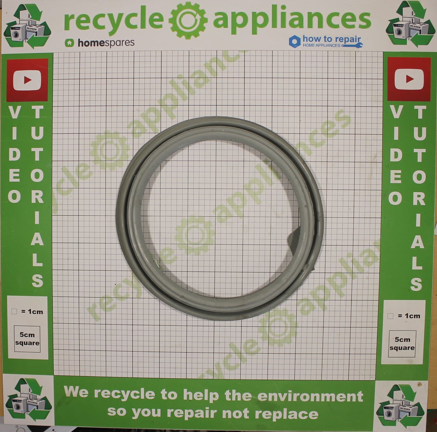 Washing Machine Door Seal Gasket 4055123808