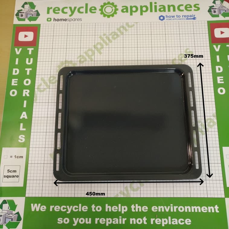 Cooker Oven Baking Tray 481010674818 450mm x 375mm