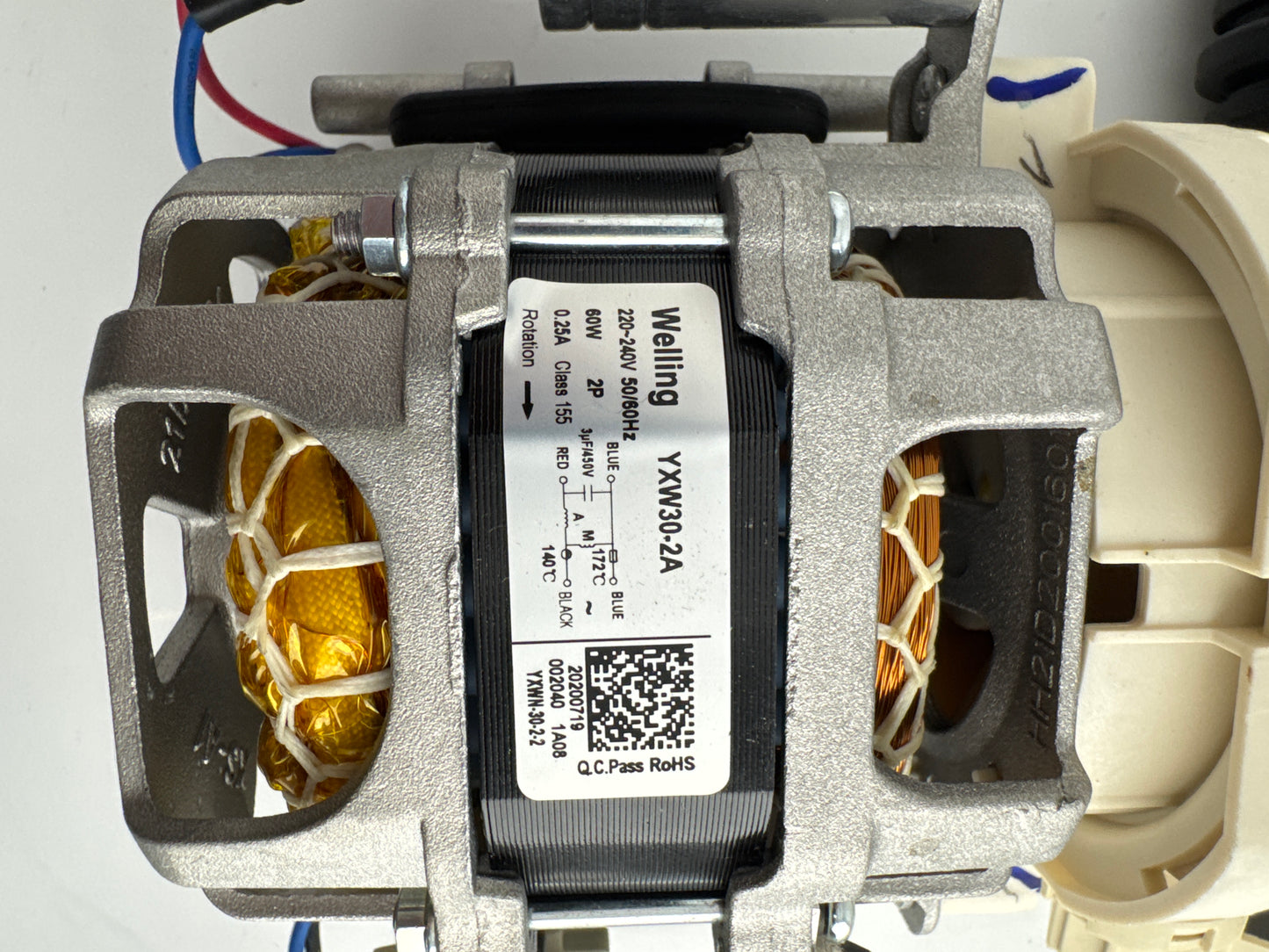Cookology Dishwasher Main Motor Pump and Heating System Welling YXW30-2A YXWN-30-2-2 60W 11001010000058