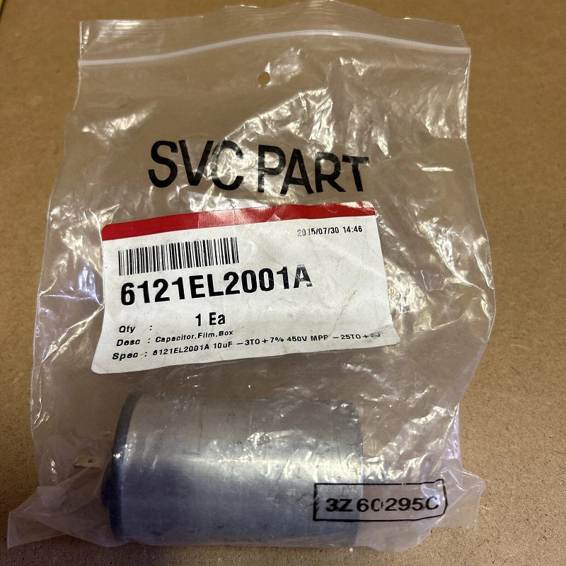 LG Capacitor 10UF 2tag 6121EL2001A