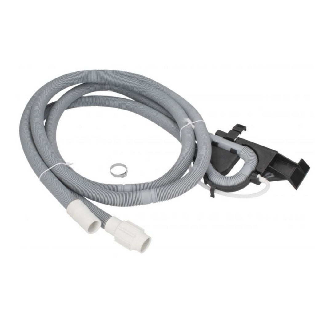 Bauknecht Whirlpool Dishwasher Drain Hose Kit with Valve and Clamp C00324329