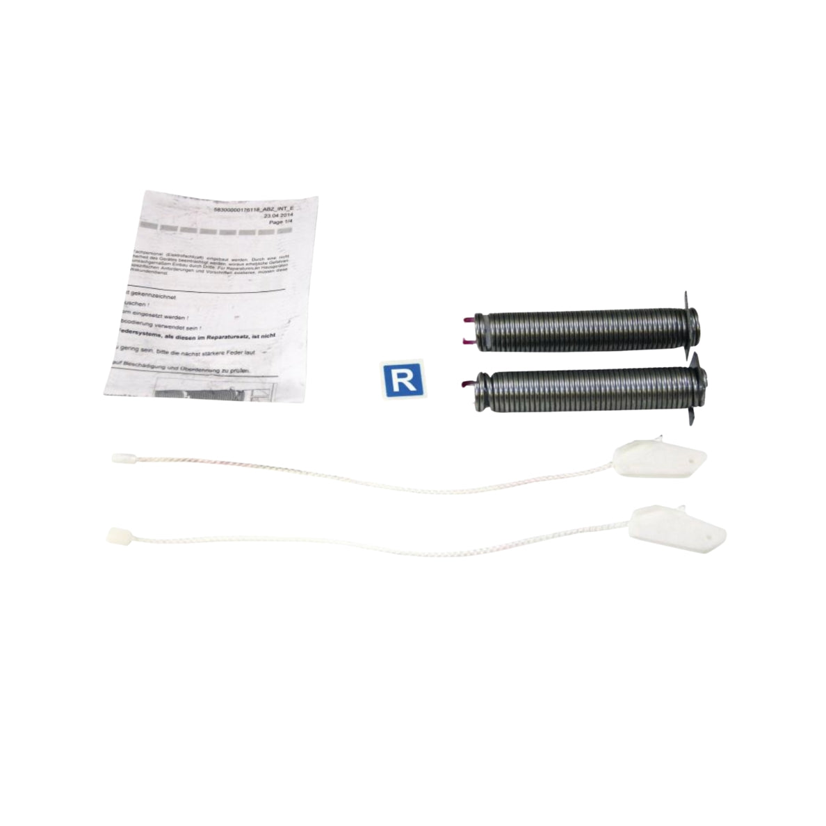 Bosch Neff Siemens Dishwasher Door Hinge Spring Repair Set 00754873