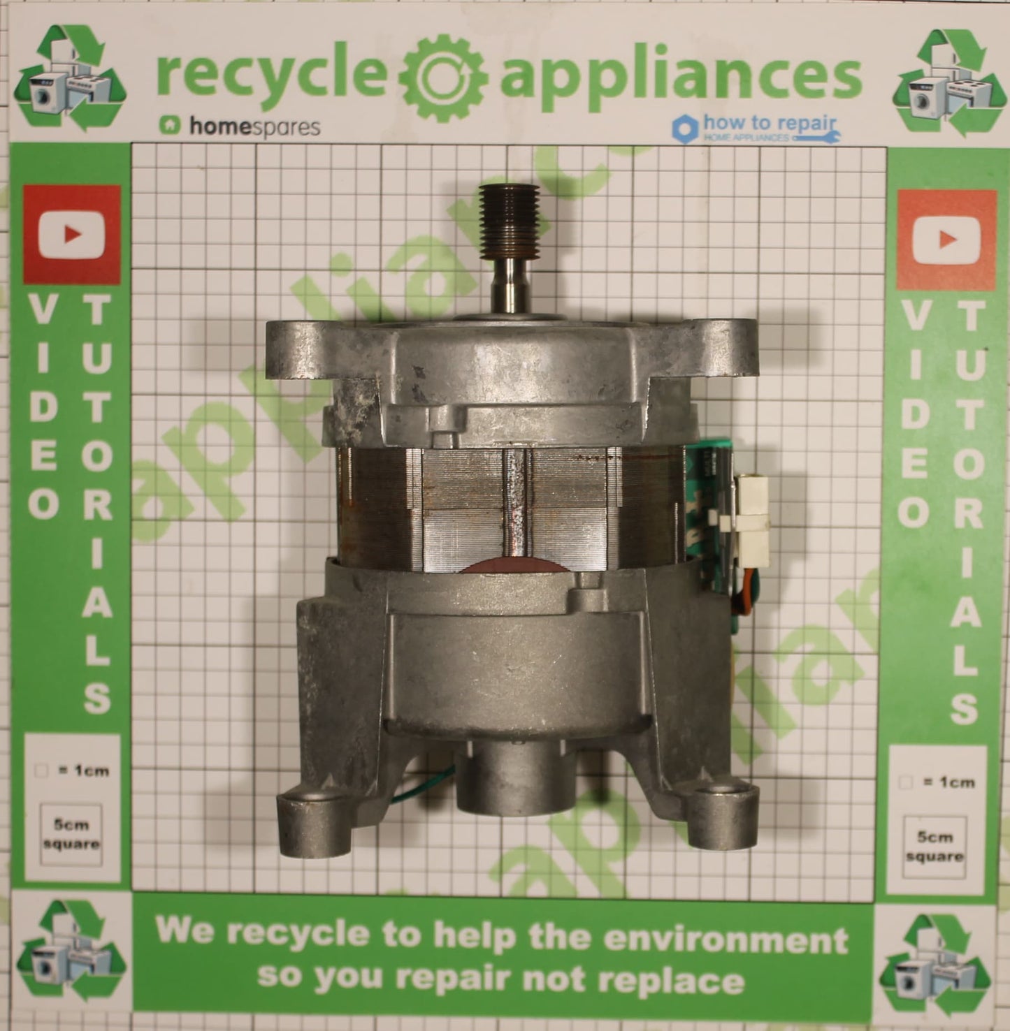 Washing Machine Motor : NIDEC SOLE 20584.453 C00263959