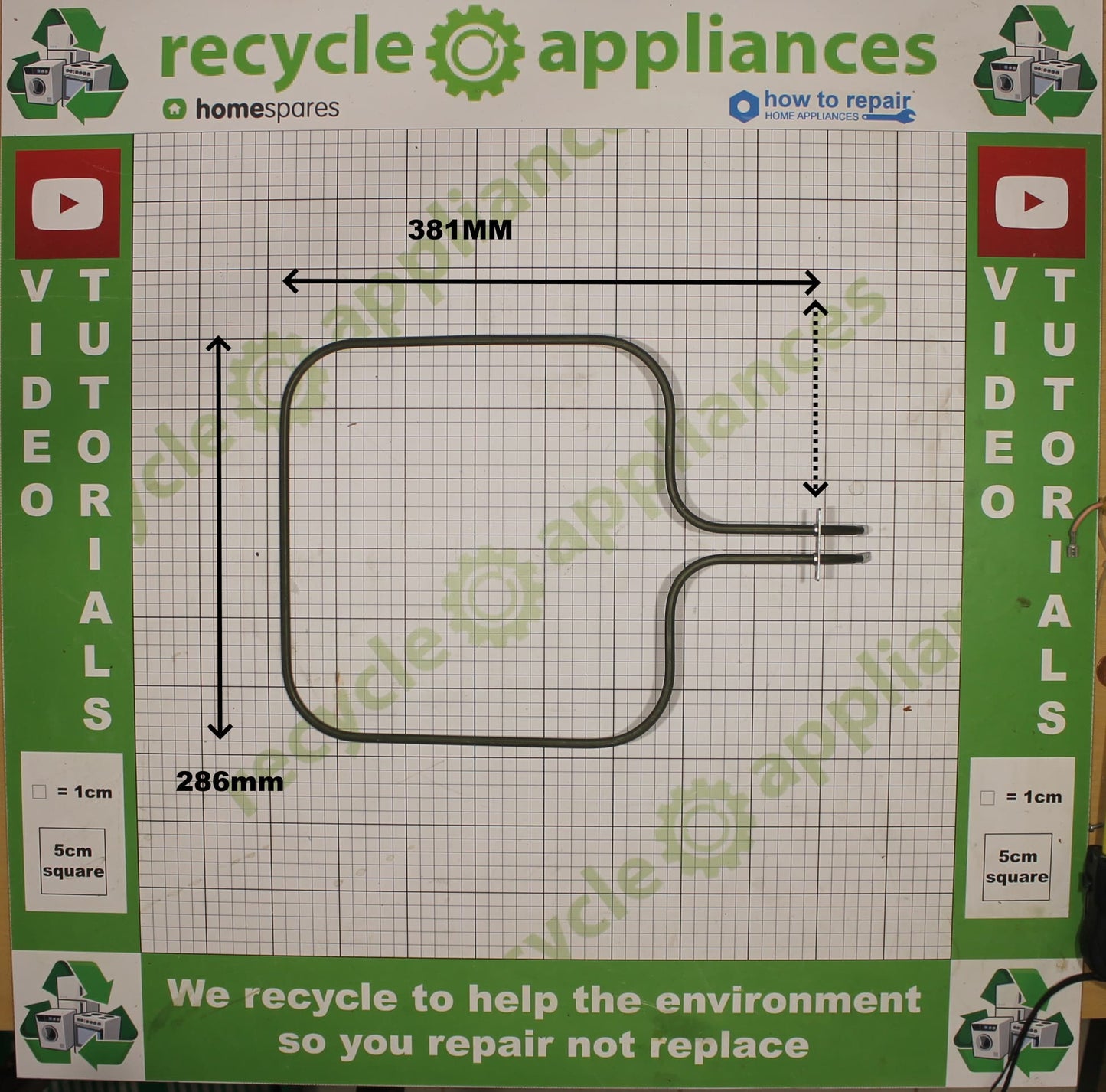 Cookology Midea Top Oven Base Element 17470000007243