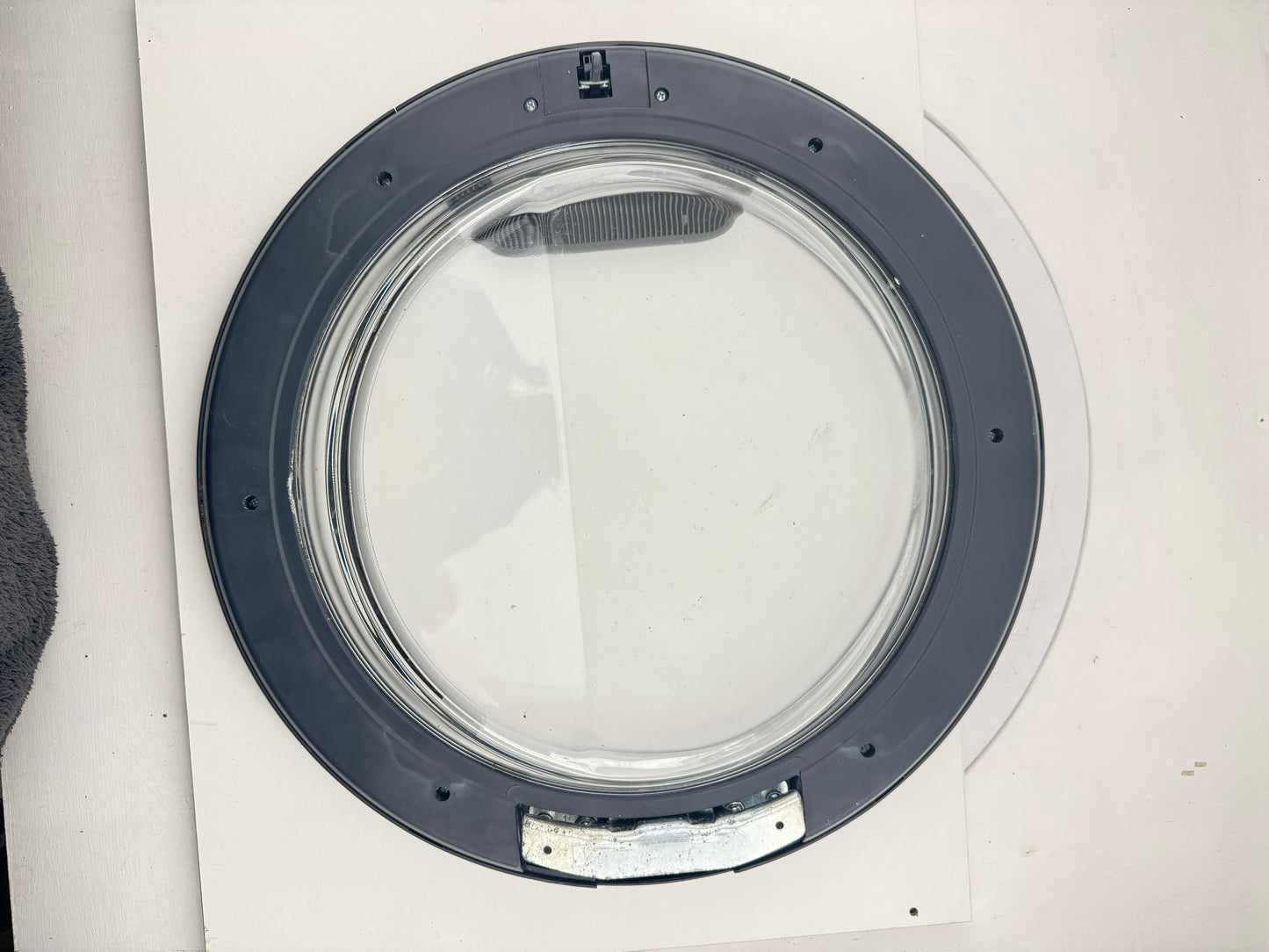 Door Assembly For Hotpoint WMBF 741P UK with Hinges