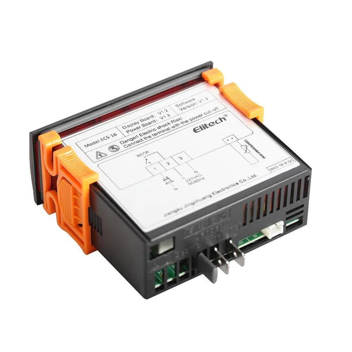 Elitech UECS-16 Black Fascia One-Way Output Digital Temperature Controller, Cooling or Heating Mode, Direct Drive Single-phase 1.5HP Compressor