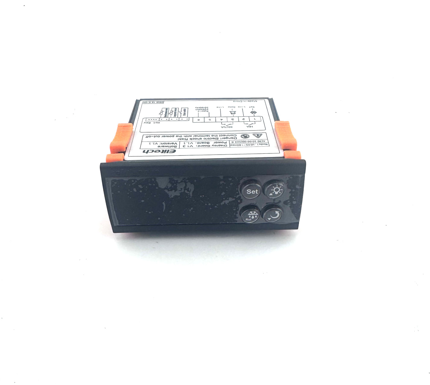 Elitech ECS-180neo Black Fascia Temperature Controller Refrigeration, Defrosting and Fan Control Output