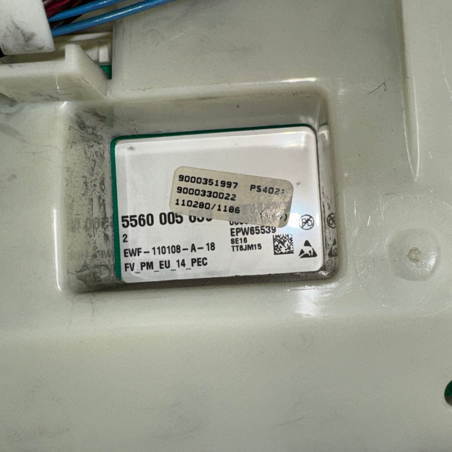 Washing Machine PCB Module 00668831 with facial panel of Bosch wae24467uk/10