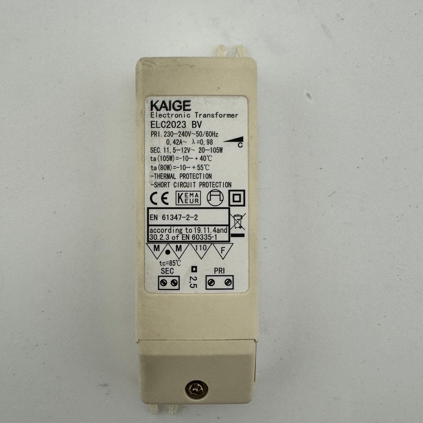 Electrolux Zanussi Extractor Cooker Hood Transformer 50295965003