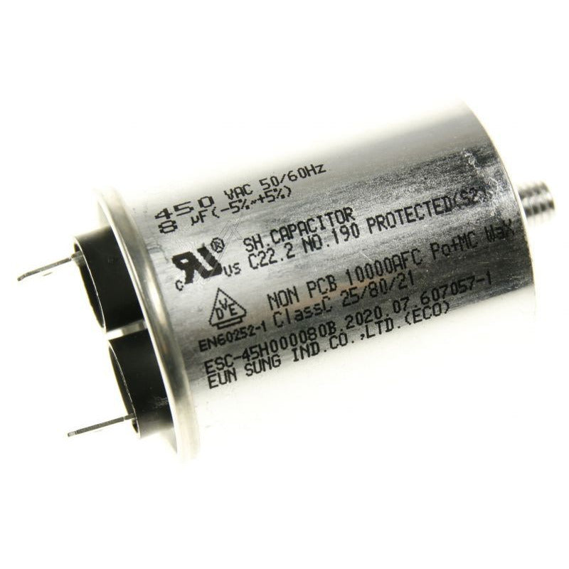Samsung Tumble Dryer Capacitor 8uF 450V 2501-001339
