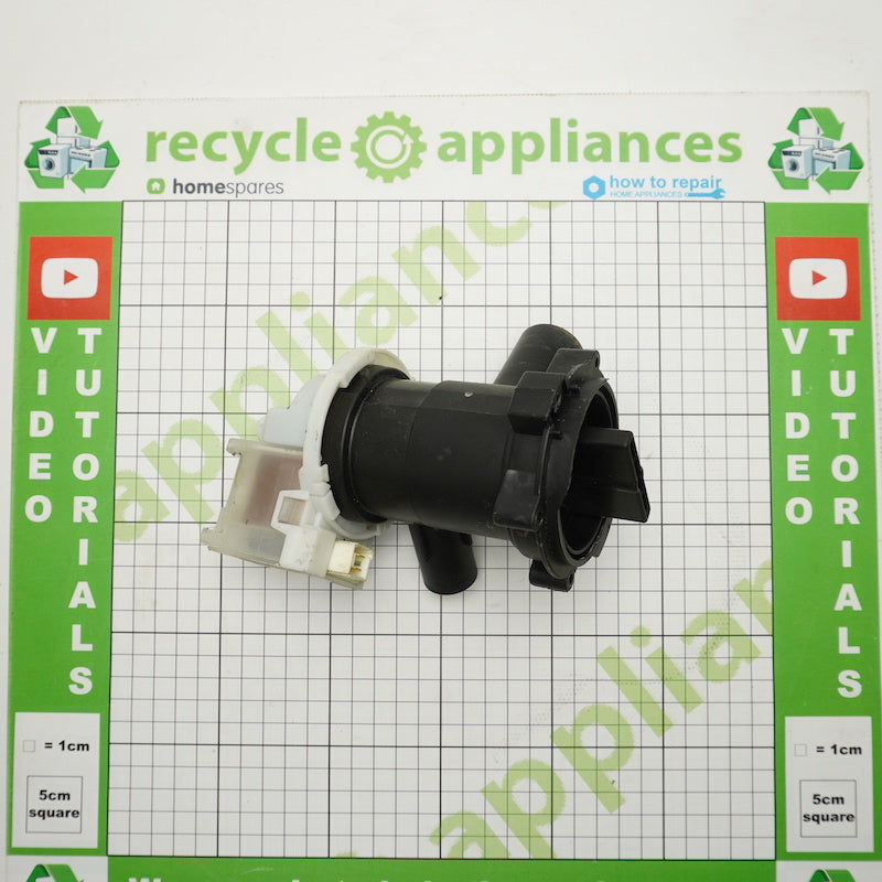 Washing Machine Drain Pump motor and filter housing complete 00146094