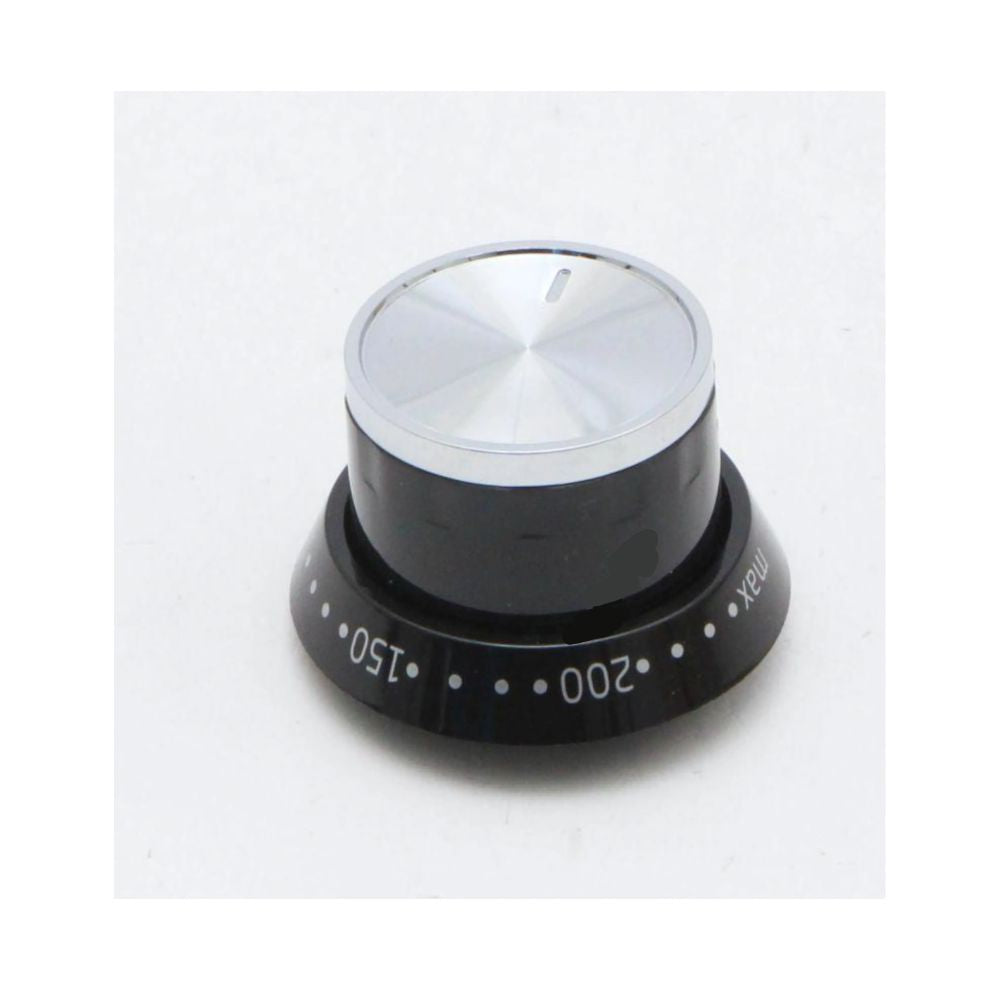 Cooker Oven Hob Control Knob (Black/Chrome) 250316254