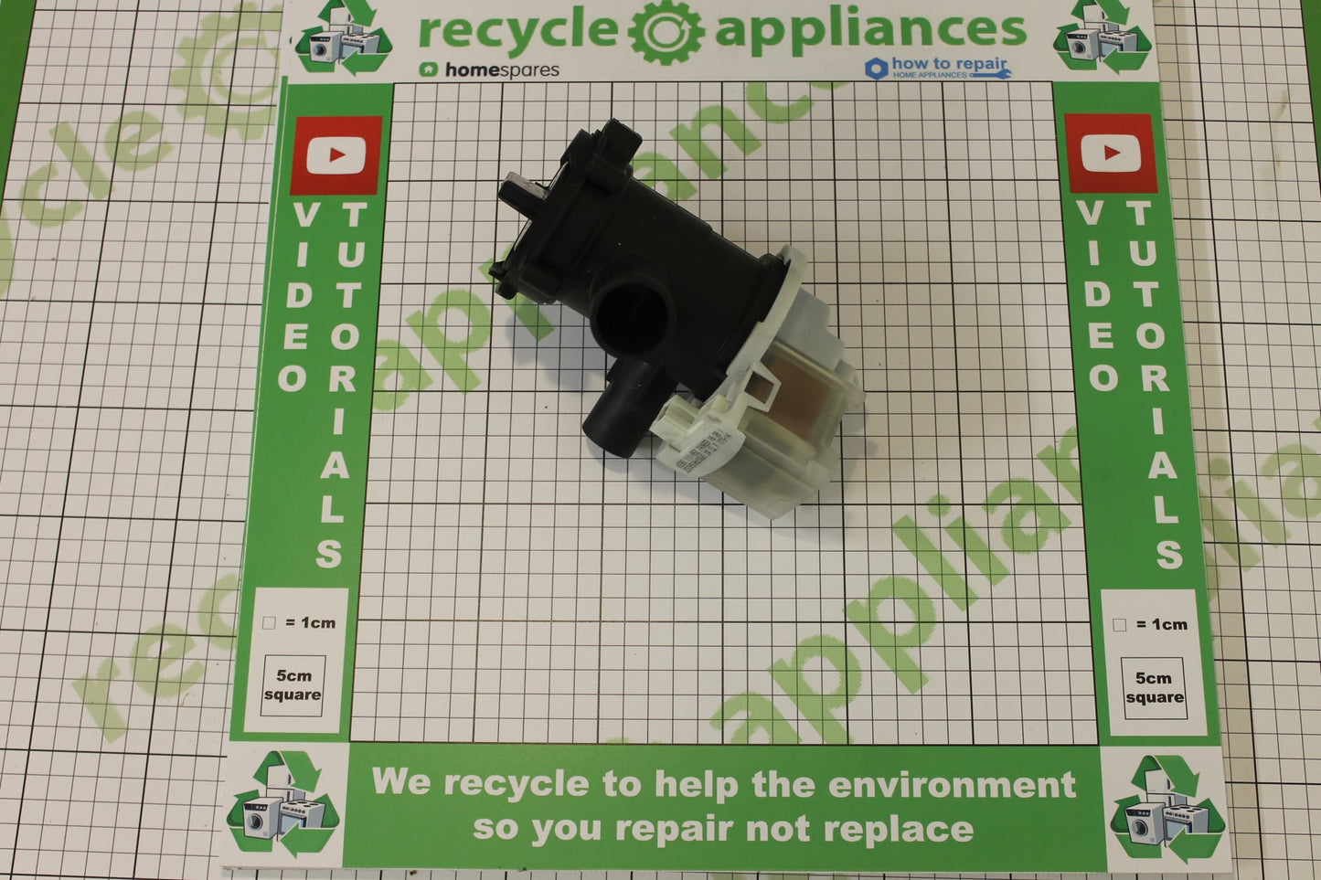 Genuine Washing Machine Drain Pump And Body 220-240v 50hz 30wts