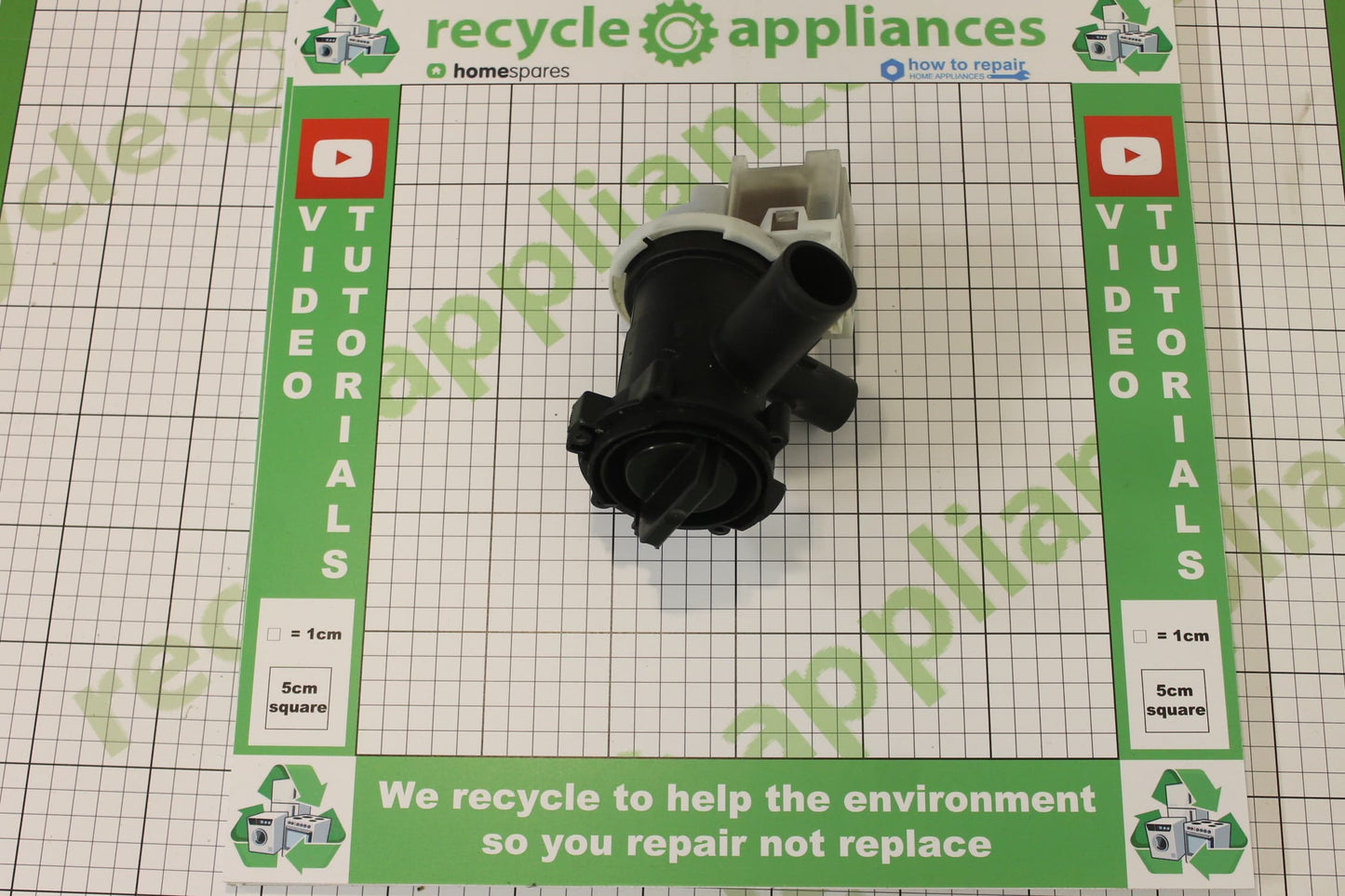 Genuine Washing Machine Drain Pump And Body 220-240v 50hz 30wts