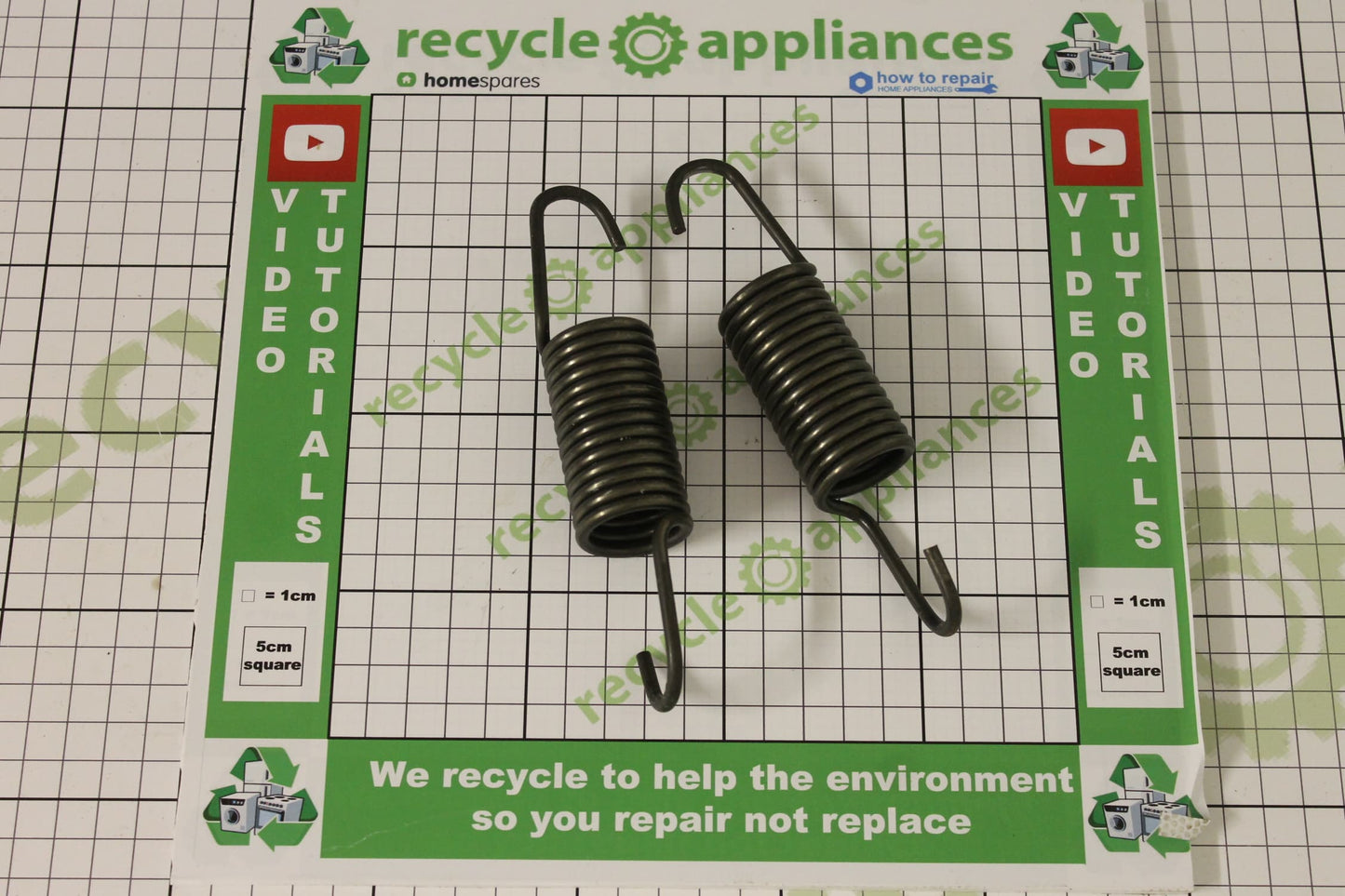 Washing Machine Drum Tank Springs x2
