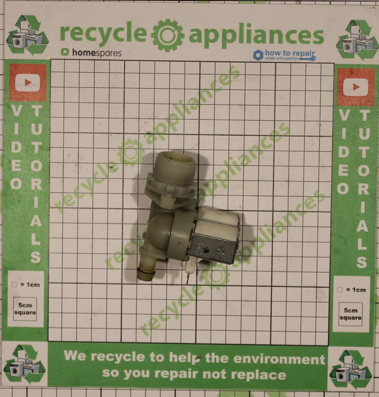 Washing Machine Cold Water Double Solenoid Inlet Valve 1024151