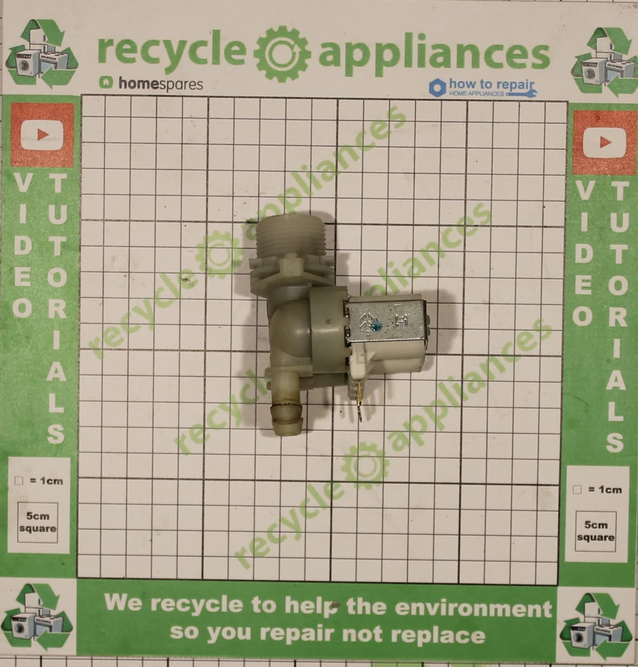 Washing Machine Cold Water Double Solenoid Inlet Valve 1024151