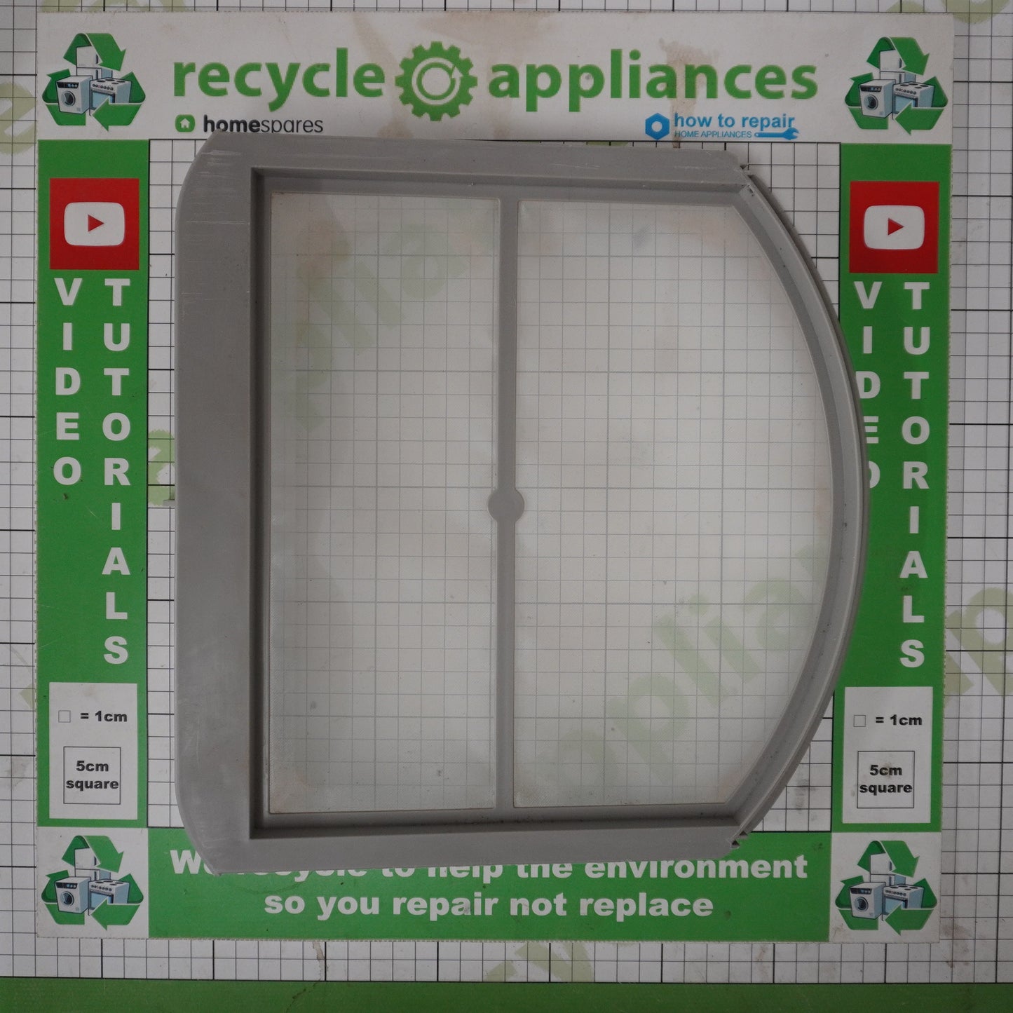 Tumble Dryer Door Fluff Filter 1254246042