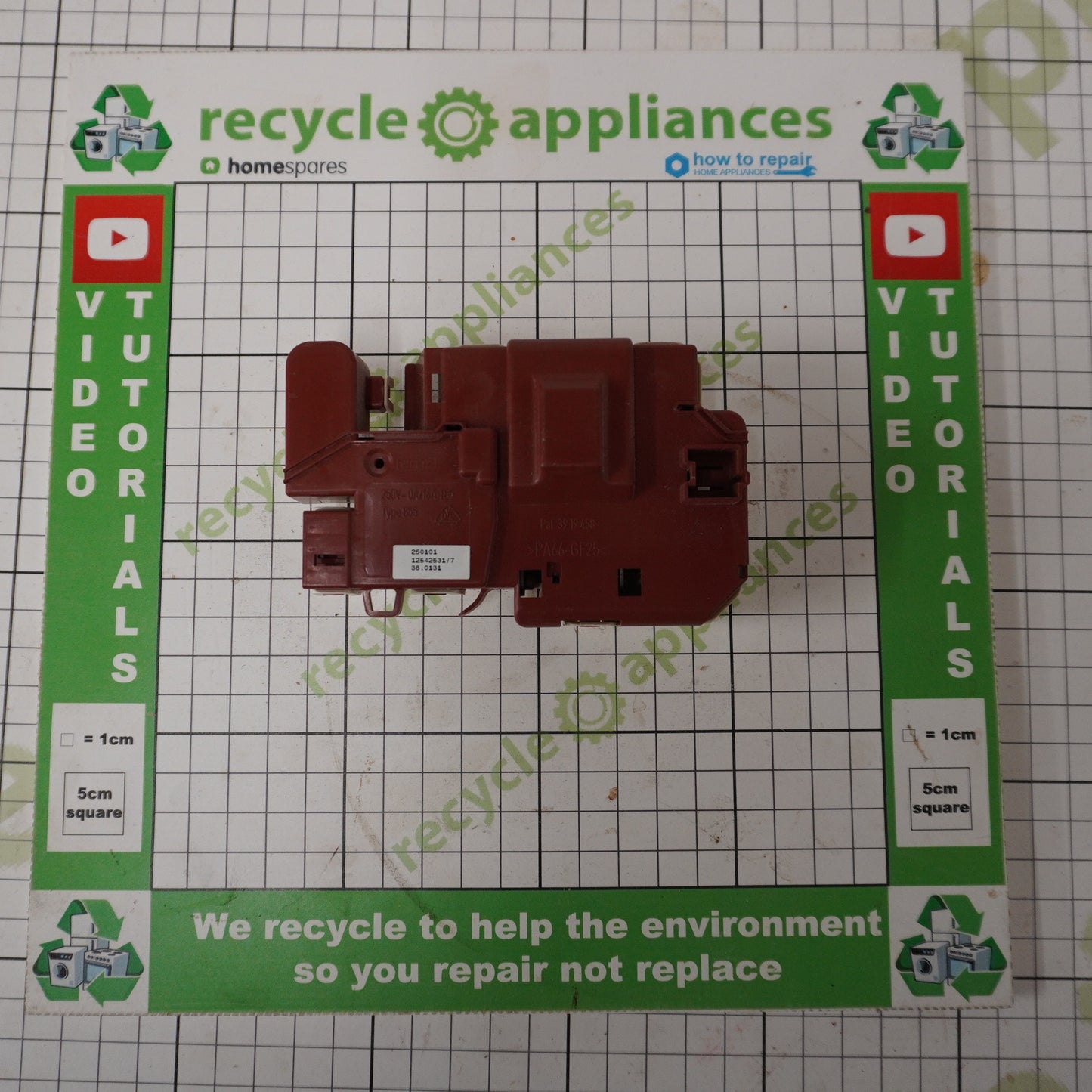 Aeg Electrolux Tumble Dryer Door Inter-lock Switch 1254253154