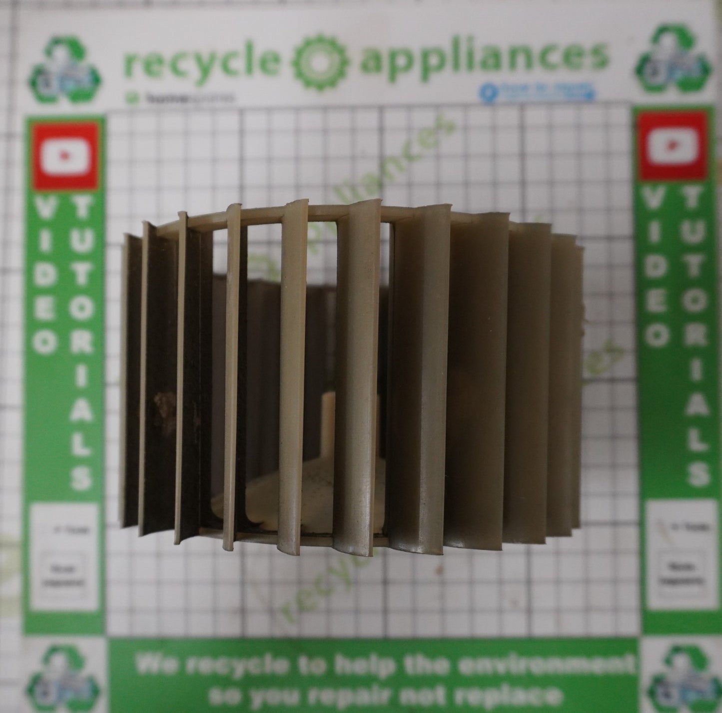 Tumble Dryer Rear Fan Blade 1254348012