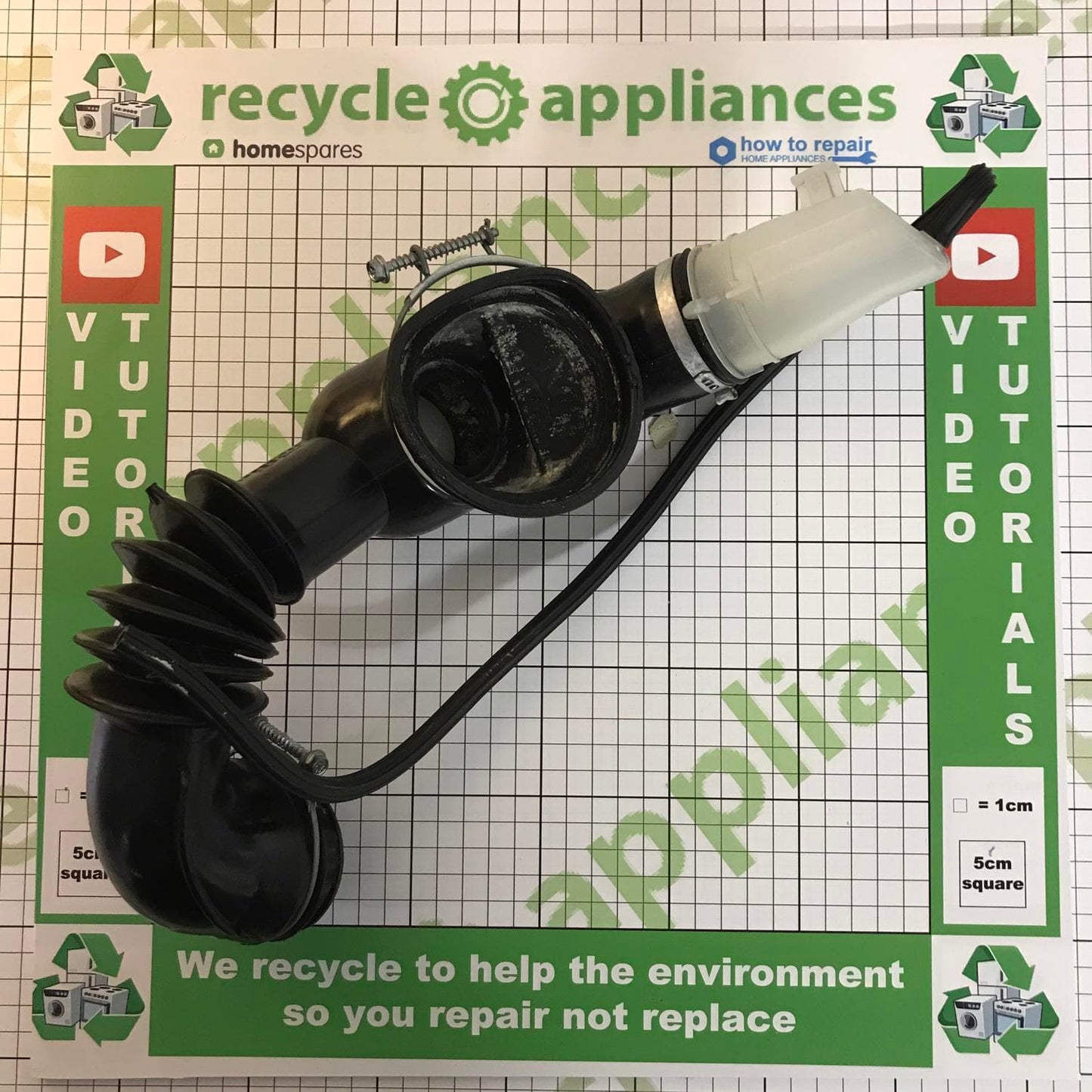 Washing Machine Drum Sump Hose 1320721119