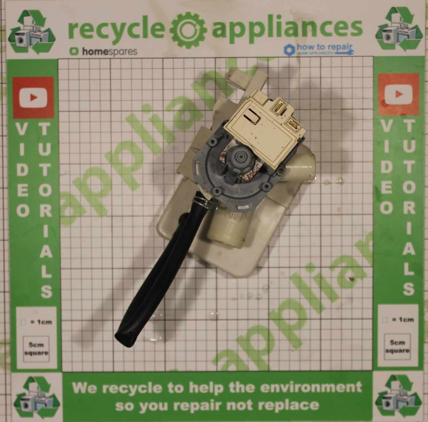 Washing Machine Pump Assembly Motor And Filter