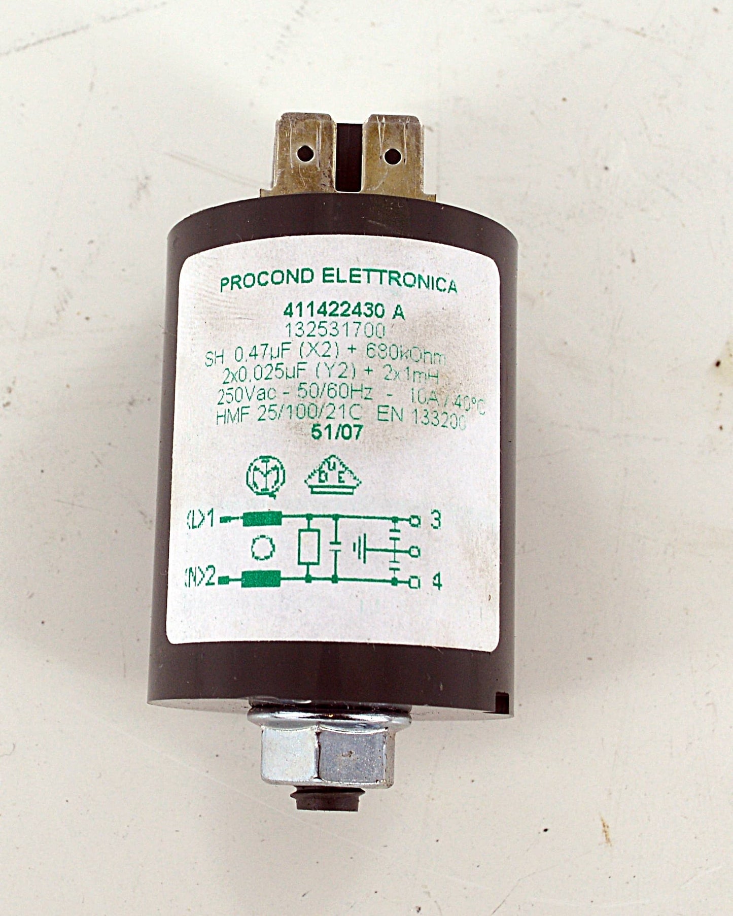 Genuine Washing Machine Capacitor-Interference Suppressor