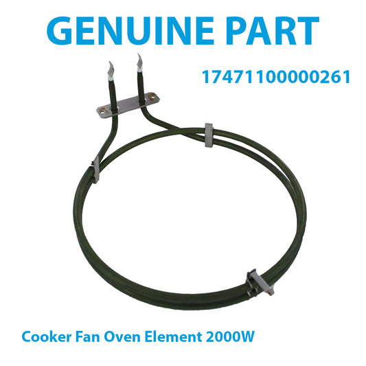 Cookology Cooke & Lewis Logik Russell Hobbs Cooker Fan Oven Element 2000W