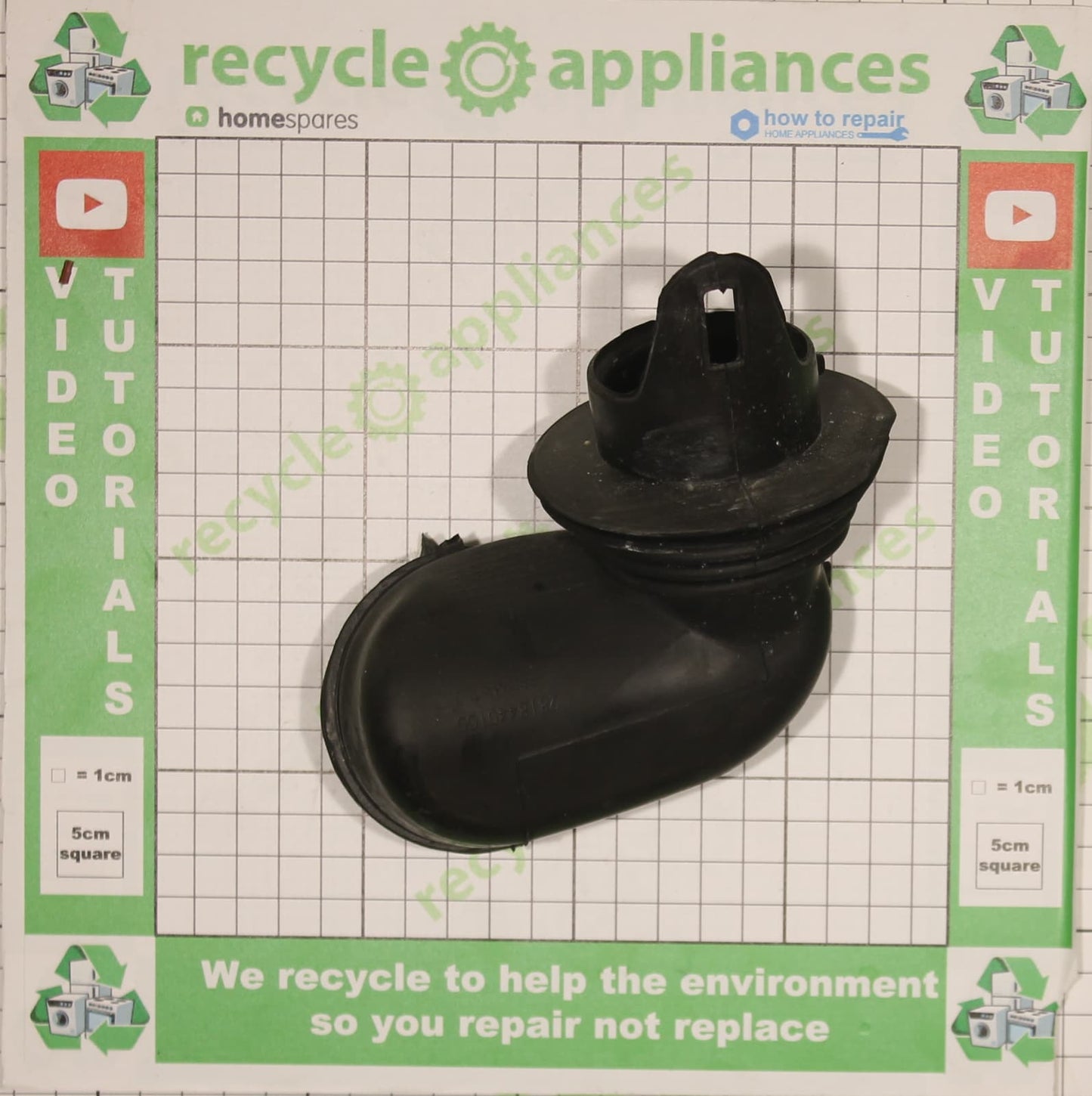 Beko Drum Tub Inlet Hose 2818440200 With Hose Clamp 2814430100