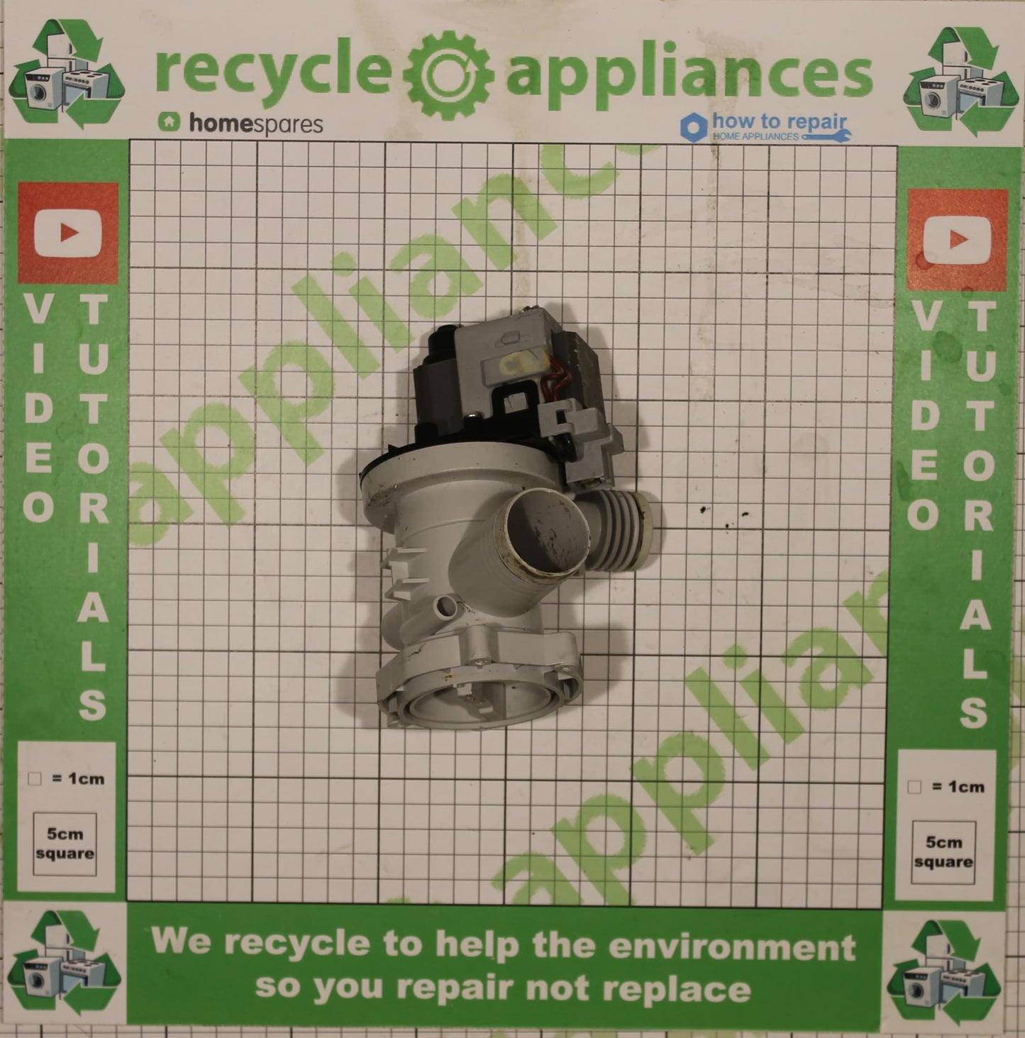 Washing Machine Drain Pump Assembly 32008162