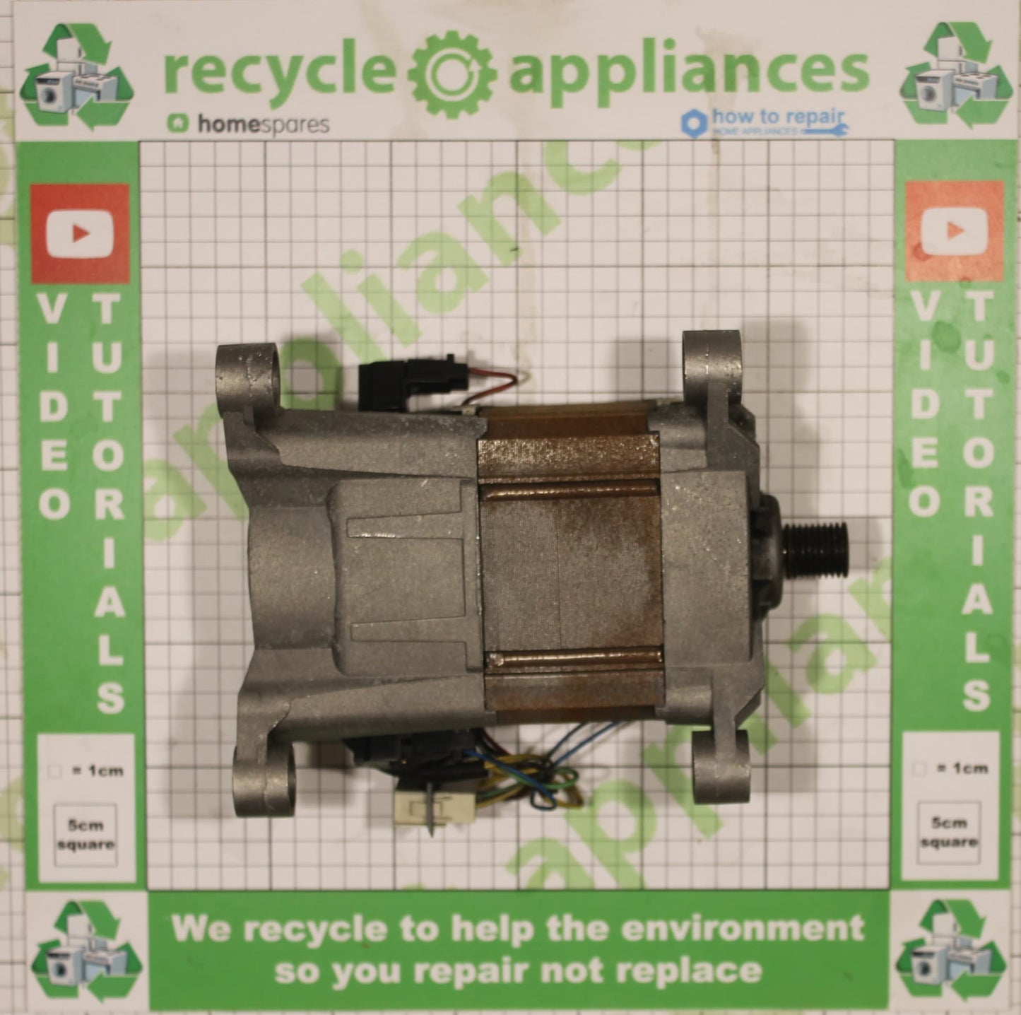 Washing Machine Motor NIDEC C51.07.65.01AL 32028496