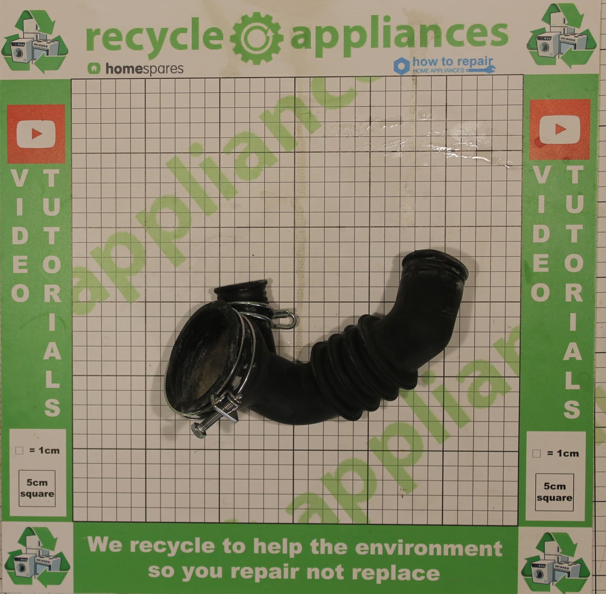 Washing Machine Pump Sump Hose 4055125712