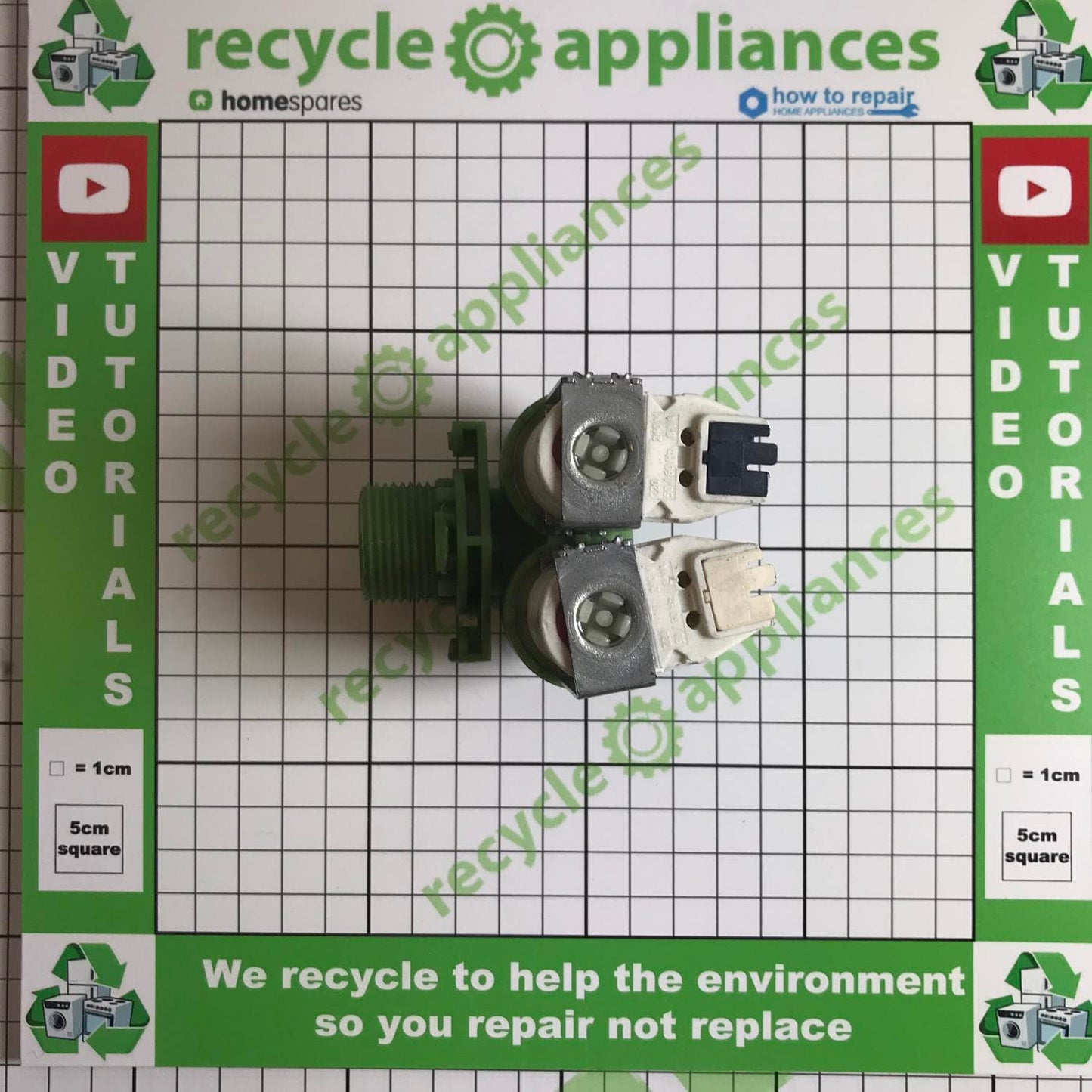 Washing Machine Cold Water Double Inlet Solenoid Valve 41018989