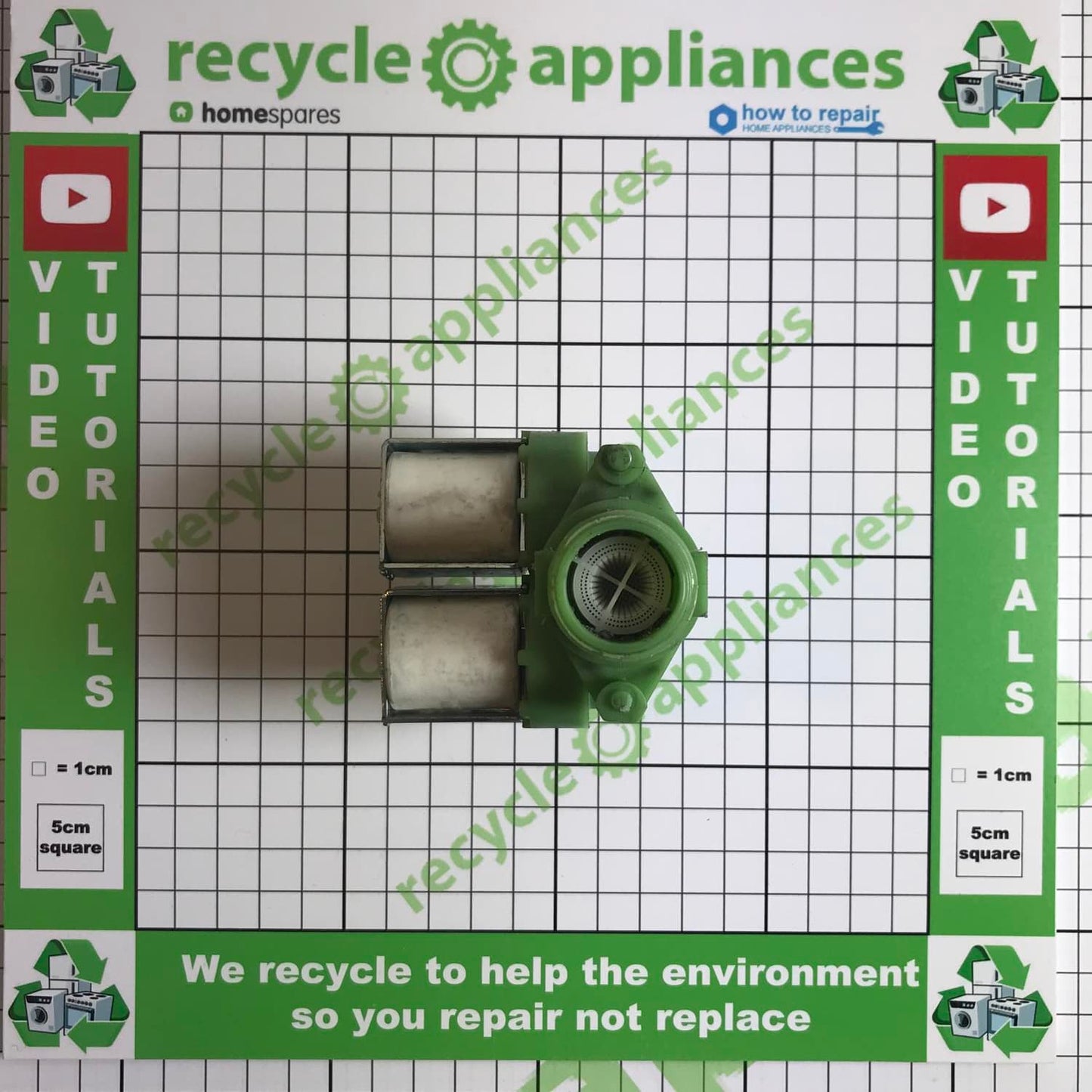 Washing Machine Cold Water Double Inlet Solenoid Valve 41018989